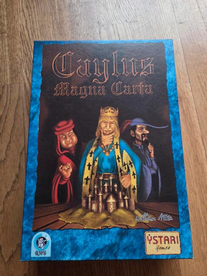 Caylus Magna carta zgan, Hobby en Vrije tijd, Gezelschapsspellen | Kaartspellen, Zo goed als nieuw, Ophalen of Verzenden