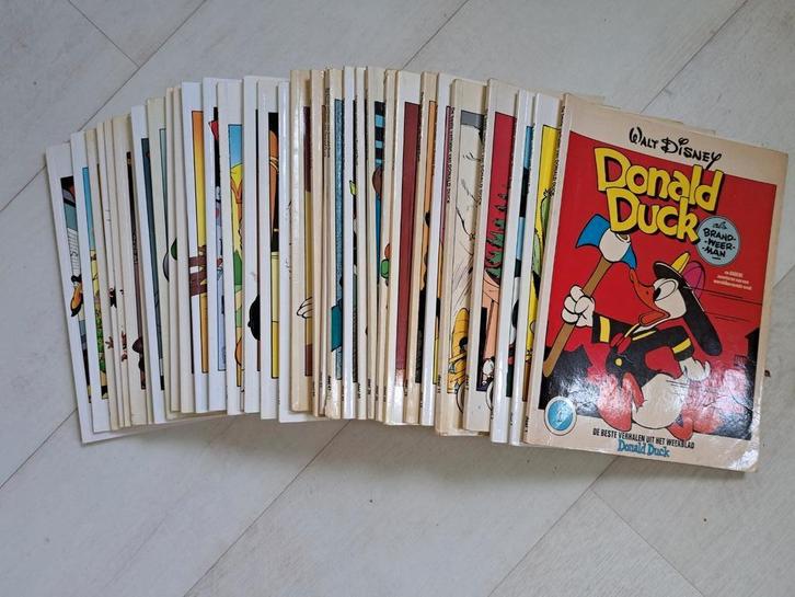 35 strips van De beste verhalen van Donald Duck als, Boeken, Stripboeken, Gelezen, Eén stripboek, Ophalen of Verzenden