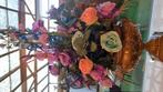 Barok bak met zijde bloemen  groot, Ophalen of Verzenden
