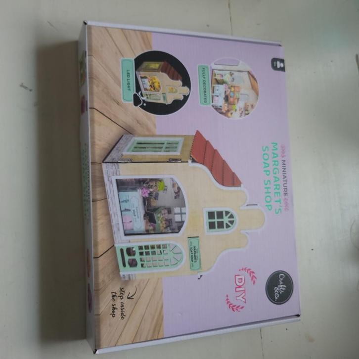 Bouwpakketten mini huisjes, Hobby en Vrije tijd, Knutselen, Nieuw, Knutselwerk, Ophalen of Verzenden