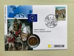2 Euro numisbrief. 2016. Vaticaan. Paus Franciscus. (2)., Postzegels en Munten, Ophalen of Verzenden, Vaticaanstad, 2 euro, Losse munt