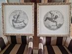 2 Etsen of Gravures, Antiek en Kunst, Kunst | Etsen en Gravures, Ophalen