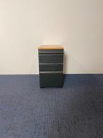 2 x Ladekast / Standcontainer Ahrend, zwart, beuken blad, Huis en Inrichting, Kasten | Ladekasten, Ophalen, Gebruikt, 50 tot 100 cm