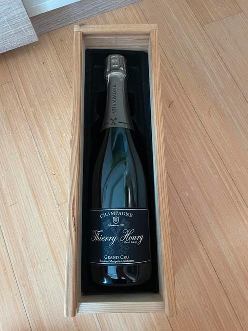 Champagne Thierry Houry Brut Idéal Grand Cru, Verzamelen, Wijnen, Zo goed als nieuw, Champagne, Frankrijk, Ophalen of Verzenden