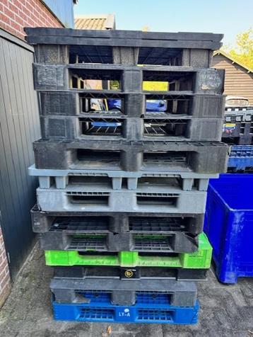 kunststofpallets plastic pallet mix partij beschikbaar voor biedingen