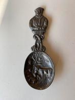 Tinnen bewerkte Lepel, Antiek en Kunst, Ophalen of Verzenden