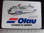 sticker Olau vlissingen sheerness logo doen! veerboot ferry, Verzenden, Zo goed als nieuw, Bedrijf of Vereniging
