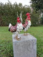 Haan en Hen / metaal / kippen / NIEUW, Nieuw, Metaal, Info@huisentuindecoratiemarie.nl, Huis en tuin decoratie marie