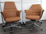 Directiestoel Off Course, Leder, Showroommodel, Ophalen of Verzenden, Nieuw, Zwart