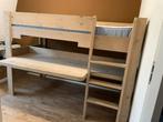 Hoogslaper van steigerhout (geschaafd), Huis en Inrichting, Slaapkamer | Stapelbedden en Hoogslapers, Ophalen, Gebruikt, Eenpersoons