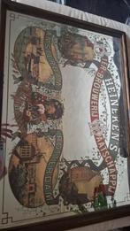 Oude Heineken Spiegel Amsterdam Rotterdam, Ophalen of Verzenden, Rechthoekig, 50 tot 100 cm, Minder dan 100 cm