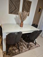 Moderne eettafel zonder stoelen, Huis en Inrichting, Tafels | Eettafels, Ophalen, Gebruikt, 50 tot 100 cm, 150 tot 200 cm