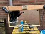 Visagie Lichtlat met Lampen & Stopcontact, Gebruikt, Ophalen of Verzenden, 75 tot 100 cm, Minder dan 100 cm