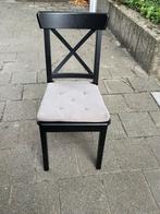 Ingolf 4 stoelen ikea, Huis en Inrichting, Stoelen, Ophalen, Gebruikt, Zwart, Zwart ikea