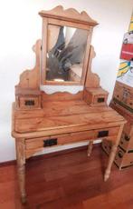 Antiek Grenen Kaptafel Bureau tafel dressoir vintage brocant, Huis en Inrichting, Ophalen, Gebruikt, 100 tot 150 cm, 50 tot 100 cm