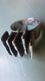 MENNO MEIJER Modernist Zilveren Ring / gesigneerd, Sieraden, Tassen en Uiterlijk, Antieke sieraden, Verzenden, Zilver, Ring