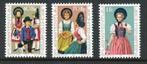 Liechtenstein- 1972- serie = motief Klederdracht, Ophalen of Verzenden, Overige landen, Postfris