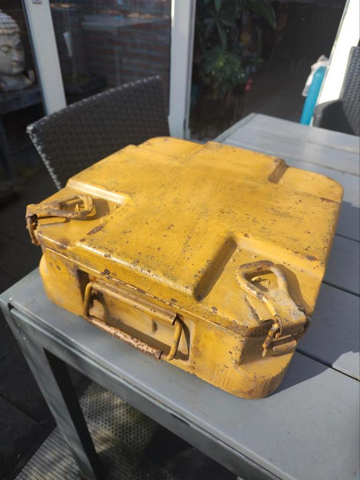 WWII transportkist - Zeldzaam & Mooie Conditie Tellermijn, Doe-het-zelf en Verbouw, Gereedschapskisten, Gebruikt, Ophalen of Verzenden