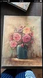 Auke Lemstra Schilderij - Bloemenstilleven, Ophalen of Verzenden