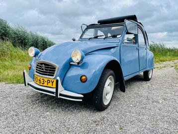 2cv6 Spécial bleu celeste 10-1986 115.100 km beschikbaar voor biedingen