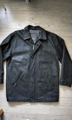 Mc Gregor,  zwart leren halflange jas,  maat 50-52., Ophalen of Verzenden, Zo goed als nieuw, Zwart, Mc Gregor