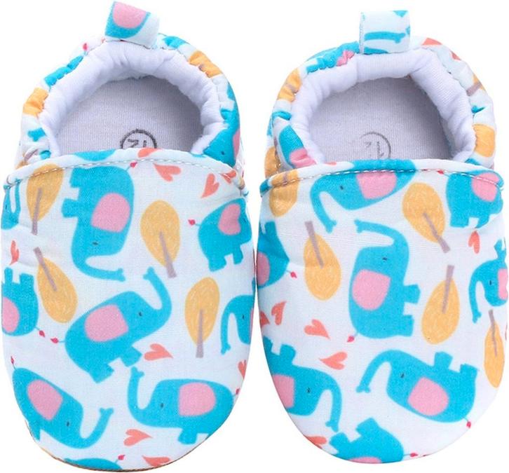Koopje! Babyslofjes van Baby-slofje, olifant, Kinderen en Baby's, Babykleding | Schoentjes en Sokjes, Nieuw, Jongetje of Meisje