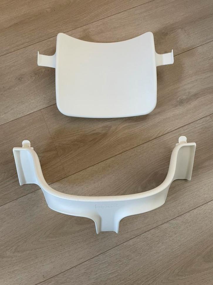 Stokke Tripp Trapp baby set (wit), Kinderen en Baby's, Kinderstoelen, Zo goed als nieuw, Meegroeistoel, Ophalen of Verzenden
