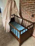 Kinderbedje / wieg met hemel in prima staat, Ophalen of Verzenden, Gebruikt, Overige typen