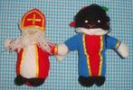 Sinterklaas en zwarte Piet - 2 vingerpoppetjes popjes LEUK!, Ophalen of Verzenden, Zo goed als nieuw