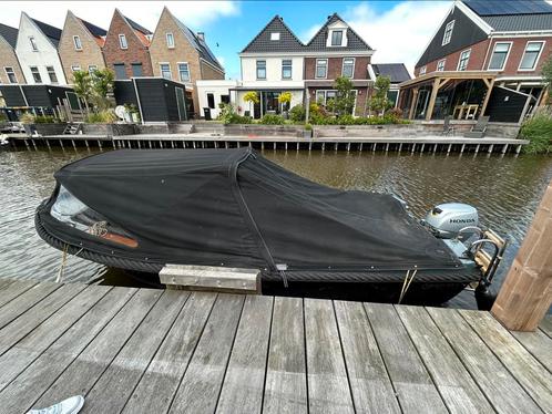 Genuss 435 SL black/ grey met teak look, Watersport en Boten, Sloepen, Nieuw, 3 tot 6 meter, Buitenboordmotor, Benzine, Polyester