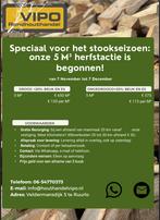 Brandhout Haardhout kachelhout actie Ruurlo, Tuin en Terras, Haardhout, 3 tot 6 m³, Ophalen, Blokken