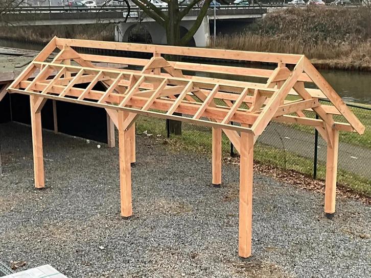 Overkapping - Kapschuur 12,6 meter, Tuin en Terras, Overkappingen, Nieuw, Overige typen, Ophalen
