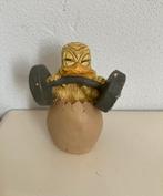 Eggbert beeldjes piloot en gewichtheffer vintage, Ophalen of Verzenden, Gebruikt