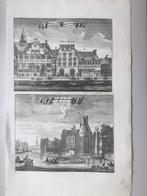 Amsterdam, Singel UB en Kolveniersdoelen,  1750, Antiek en Kunst, Verzenden