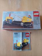 LEGO 7814 Spoorwegkraan doos en boekje, Ophalen of Verzenden, Gebruikt, Lego