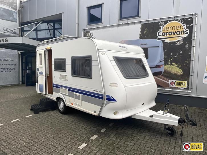 Hobby De luxe Easy 400 SB VOORTENT-1e EIGENAAR, Caravans en Kamperen, Caravans, Bedrijf, tot en met 3, 750 - 1000 kg, Treinzit
