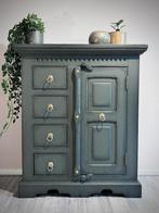 Spekkast grijs-groen | gerestyled, Ophalen, 50 tot 100 cm, Zo goed als nieuw, Minder dan 100 cm