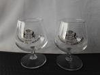 GASTON DE LAGRANGE 2 stuks (gouden logo), Ophalen of Verzenden, Zo goed als nieuw, Borrel- of Shotglas