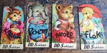 D. D. STOKKEN. Kinderboek. 4 st. Ca '50/'60.  beschikbaar voor biedingen