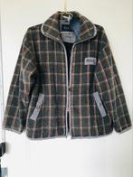 Herenjas wol,maat M,merk: KyraK,grijs met oranje/beige ruit, Ophalen of Verzenden, Overige soorten, Bovenkleding