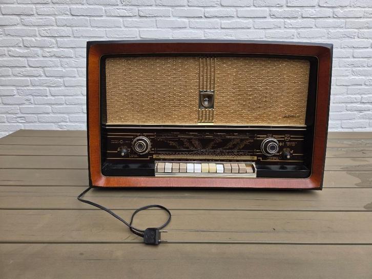 Te koop: Philips B7X63A  buizenradio, vaste prijs €50,00, Audio, Tv en Foto, Radio's, Gebruikt, Overige typen, Ophalen