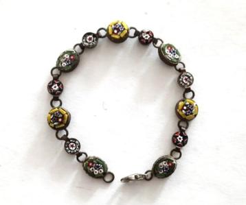 Oude micro mozaiek Millefiori armband (36) beschikbaar voor biedingen