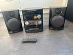 Philips stereo set met cassete en 3 x cd en afstands, Audio, Tv en Foto, Stereo-sets, Ophalen of Verzenden, Zo goed als nieuw