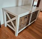 Opbergmeubel opberg tafel kastje met mandjes, Ophalen, Gebruikt, 25 tot 50 cm, Rechthoekig