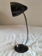 Zwarte Hala Zeist Ukkie II tafellamp, Gebruikt, 50 tot 75 cm, Vintage, Ophalen of Verzenden