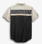 Harley Davidson H-D Racing Shirt, Ophalen, Zo goed als nieuw, Beige, Overige halswijdtes