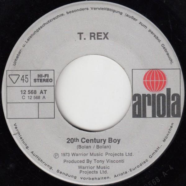 T.Rex -  20 th Century Boy (Single), Cd's en Dvd's, Vinyl Singles, Gebruikt, Single, Pop, 7 inch, Ophalen of Verzenden
