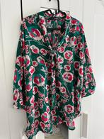 Norah Blouse - Maat 38 - Bloemenprint, Ophalen of Verzenden, Zo goed als nieuw, Maat 38/40 (M), Groen