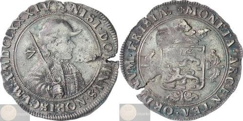Friesland - Kwart florijn van 7 stuivers 1684 - ZILVER, Postzegels en Munten, Munten | Nederland, Losse munt, Overige waardes