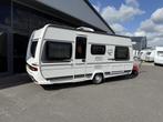 Fendt Saphir 465 TG 2 Aparte bedden 202cm + Mover + Airco, Caravans en Kamperen, Caravans, Lengtebed, Bedrijf, Treinzit, Schokbreker